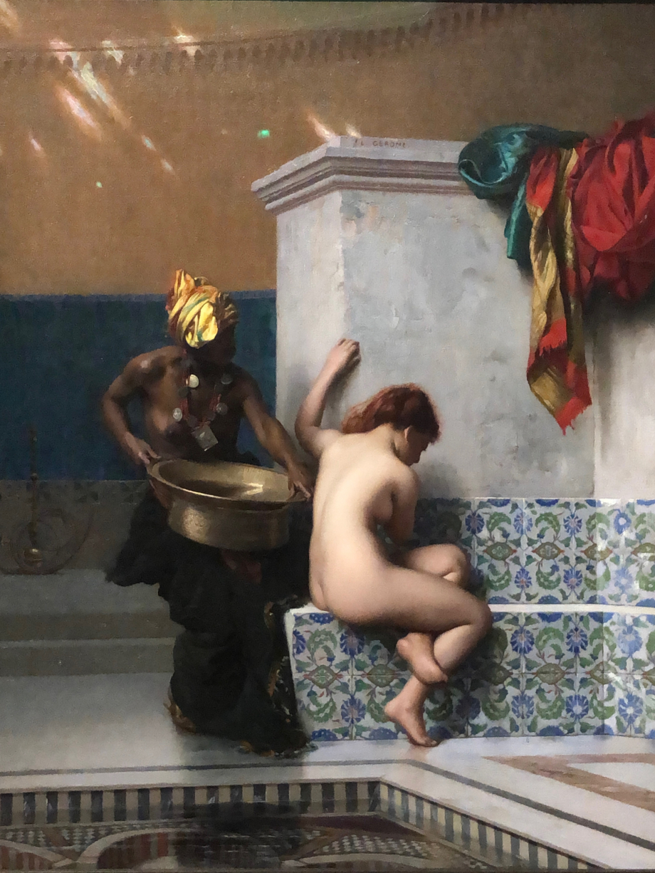 Jean-Léon Gérôme
Bain turc
dit aussi bain maure
présenté à l'Exposition Universelle de Paris, 1878
Museum of Fine Arts, Boston