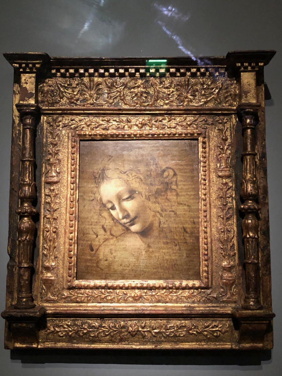 Léonard de Vinci
Tête de femme, dite La Scapiliata - L'Échevelée
vers 1500 1510
