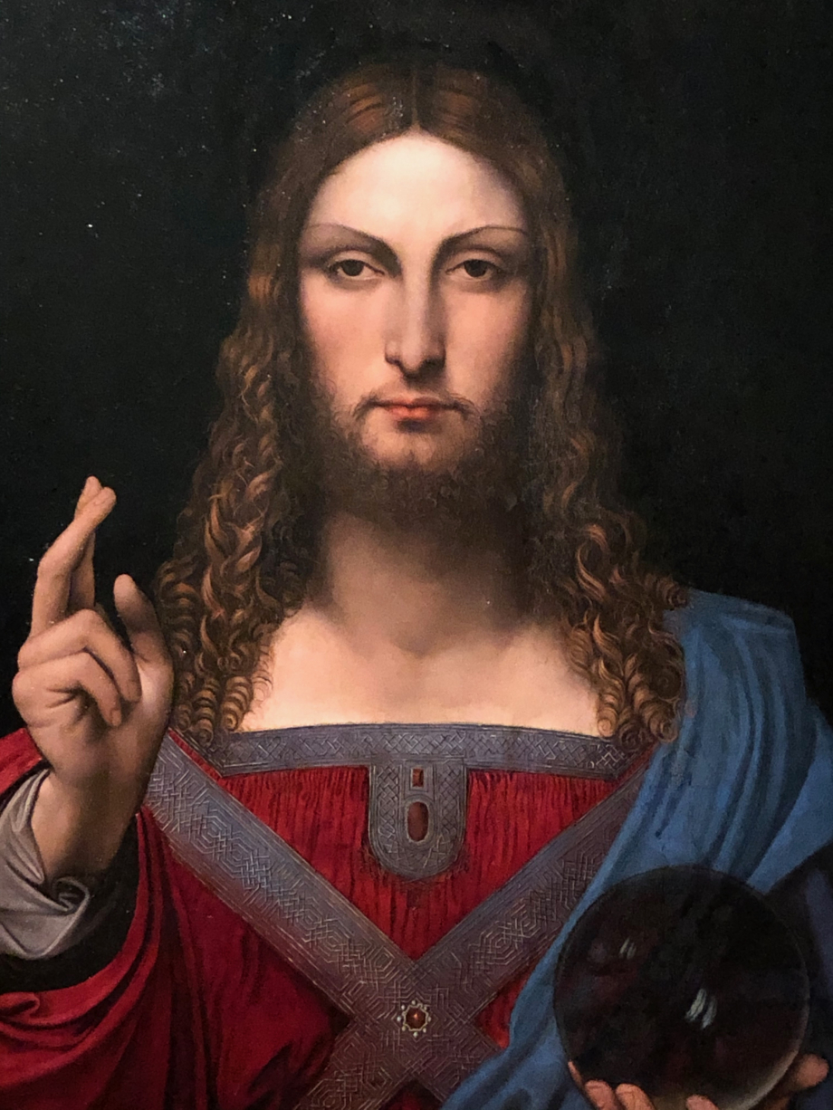 Cette version de Salvator Mundi fut certainement peinte par un élève de Léonard et sous la direction du Maître.