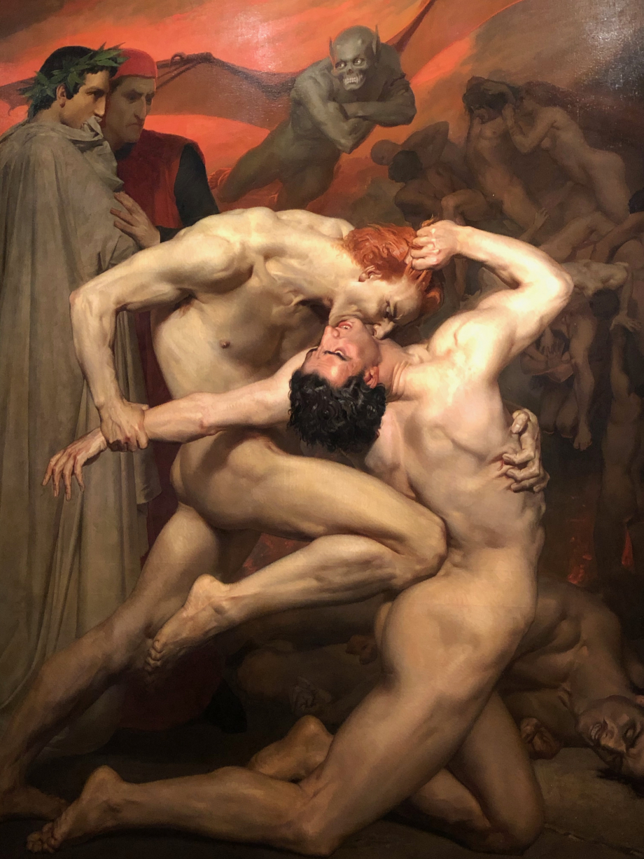 William Bouguereau
Dante et Virgile aux Enfers
1850