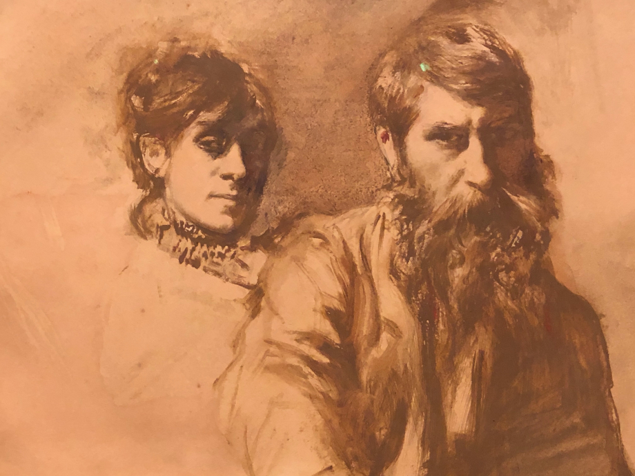 Autoportrait avec Mathide Duffaud
1881 1909