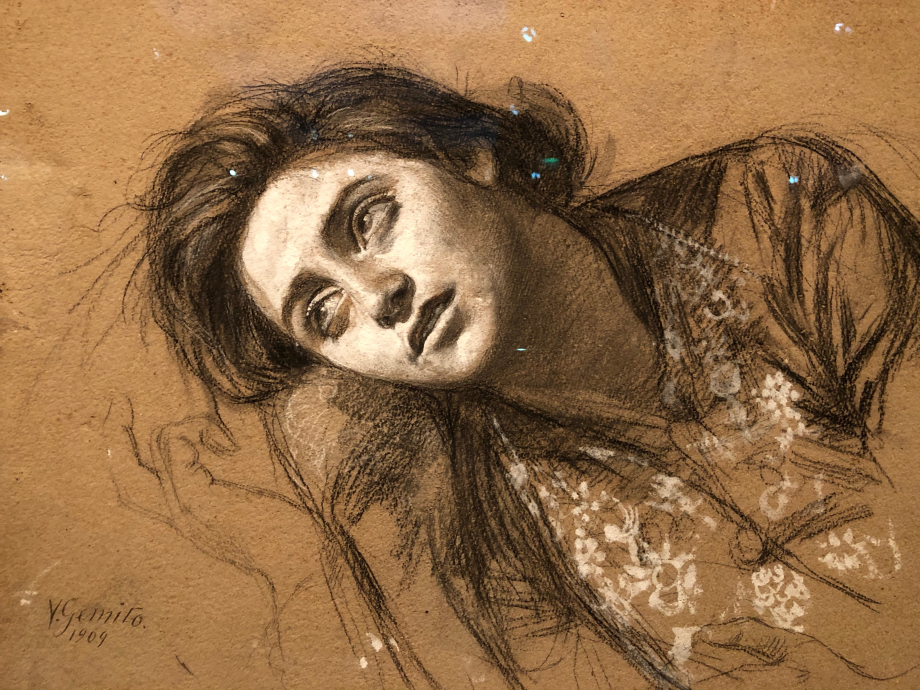 Portrait d'Anna Gemito
1886

Magnifique dessin