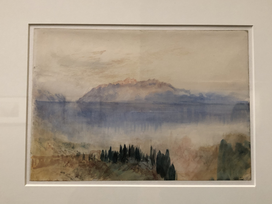 Le Lac Léman, avec la dent d'Oche, au-dessus de Lausanne
1841