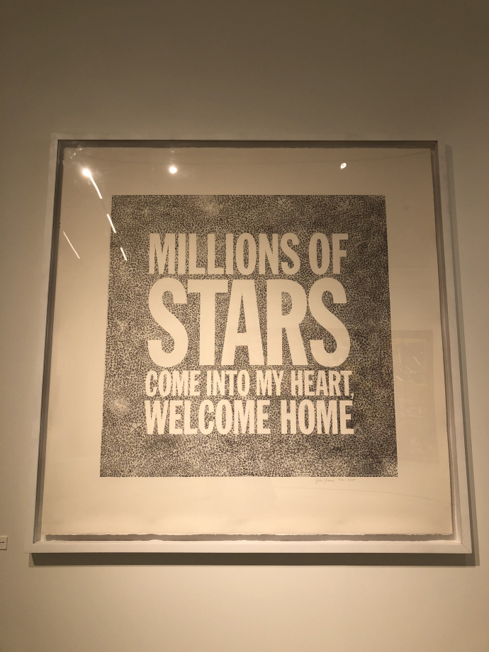 JOHN GIORNO
Millions of stars come into my heart, welcome home, 2005