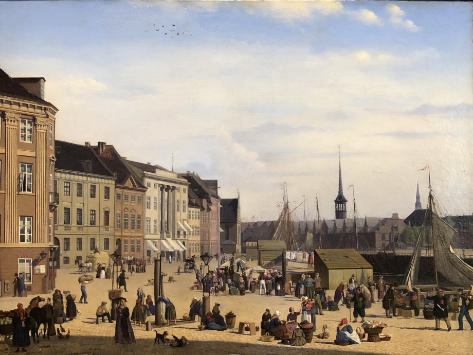 Sally Henriques
Højbro Plades, place du marché à Copenhague (1844)