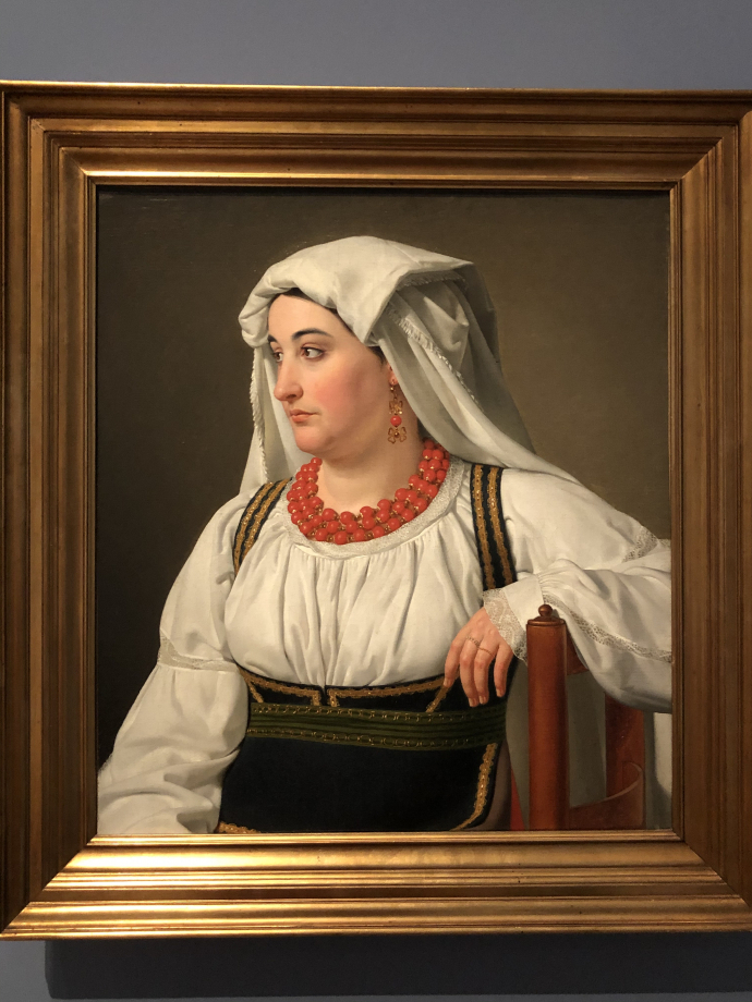 Christoffer Wilhelm Eckersberg
Una Ciociara, portrait d'une paysanne de la campagne romaine
1816