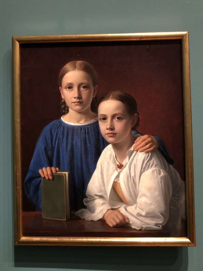Constantin Hansen
Meta Magdalene Hammerich et Kristiane Hansen, la fille du peintre
1861