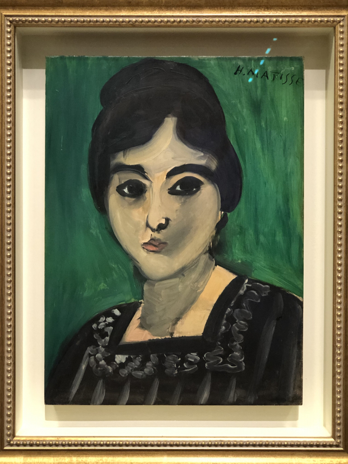 Tête de Lorette sur fond vert, Paris 1916
Musée Matisse, Nice