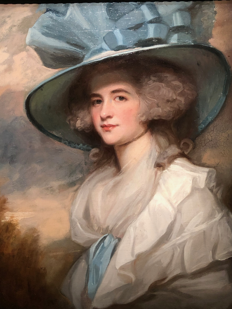 George Romney
Mrs Robert Trotter of Bush
1788 1789
Londres, Tate
Joli chapeau !