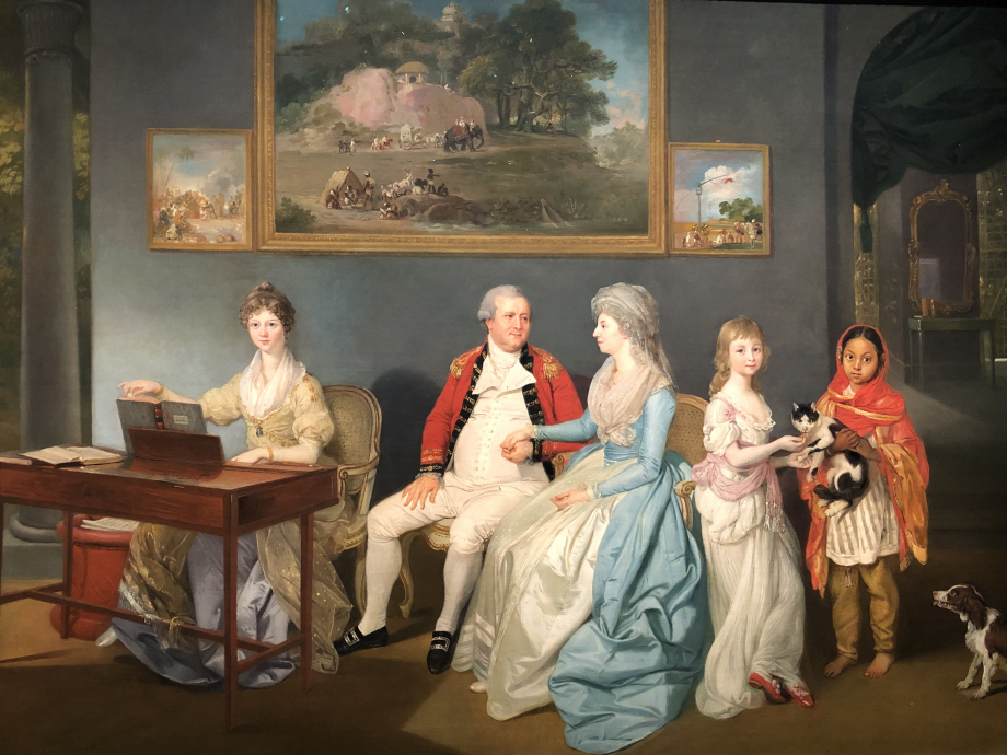 Johan Zoffany
Le Colonel Blair avec sa famille et une servante indienne
1786
Londres, Tate