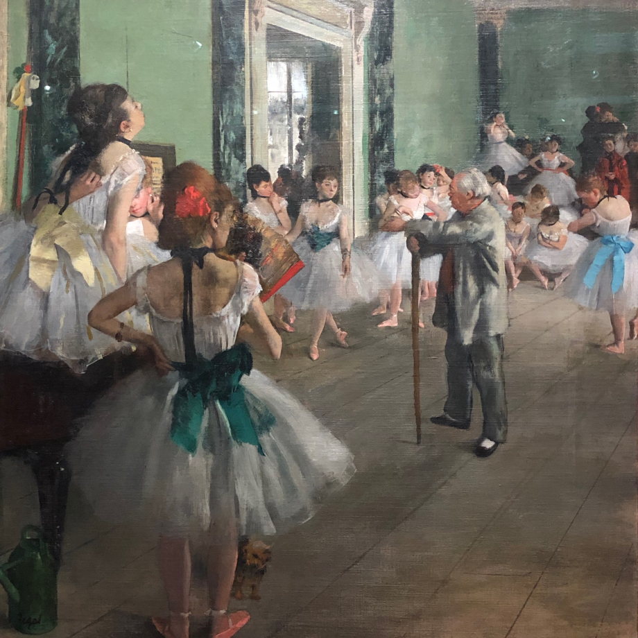 La classe de danse
commencé en 1873 achevé en 1875 1876
Paris, Musée d'Orsay