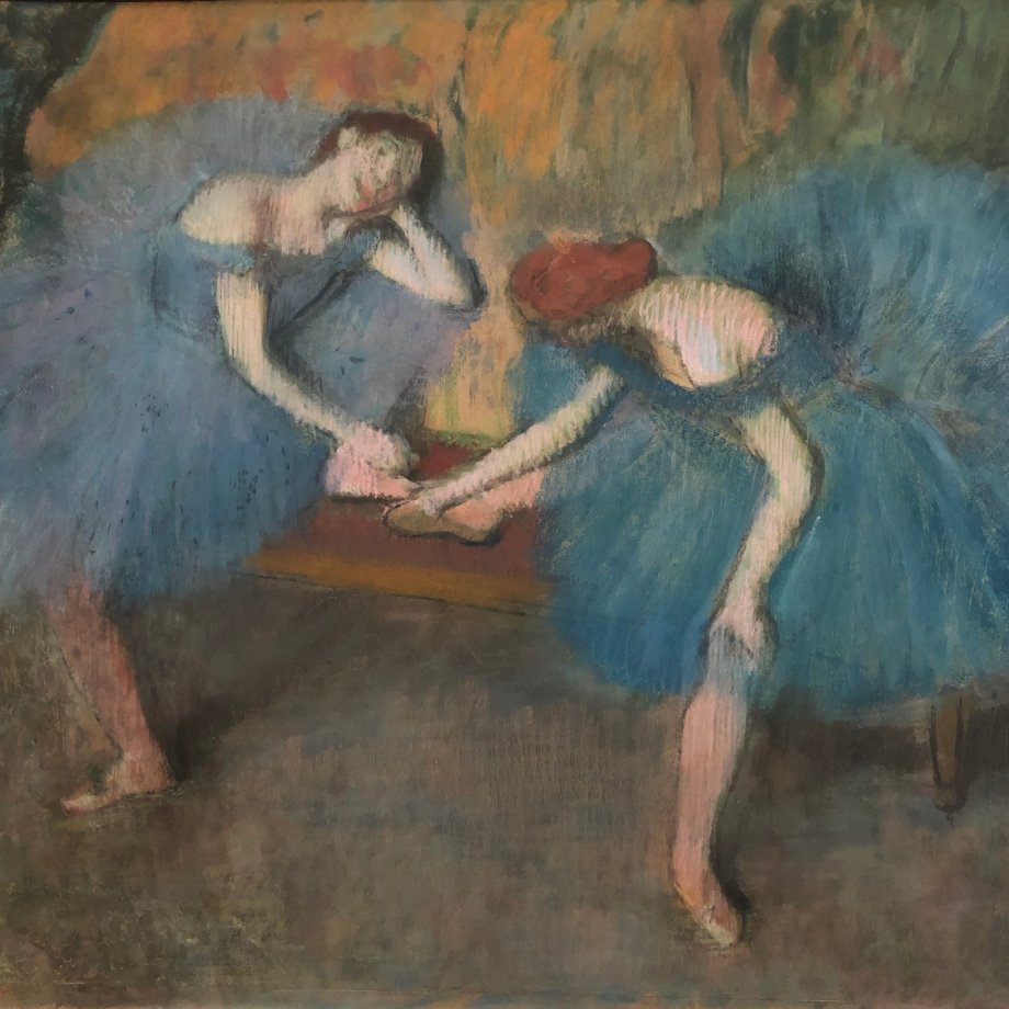 Deux danseuses au repos (dit aussi danseuses en bleu)
vers 1898
Paris, Musée d'Orsay
