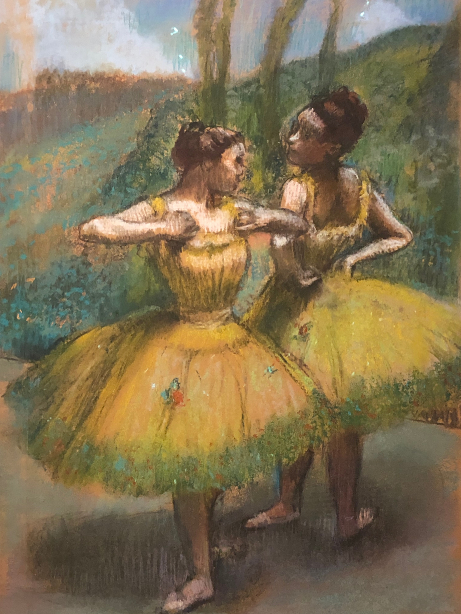 Deux danseuses en jaune
vers 1896
Collection particulière