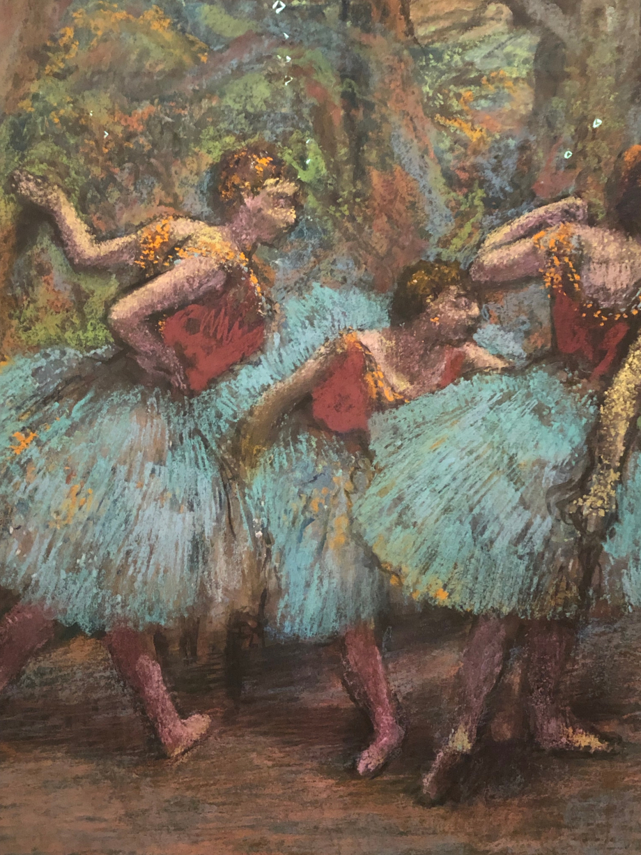 Trois danseuses (jupes bleues, corsages rouges)
vers 1903
Riehen/Bâle, Fondation Beyeler
