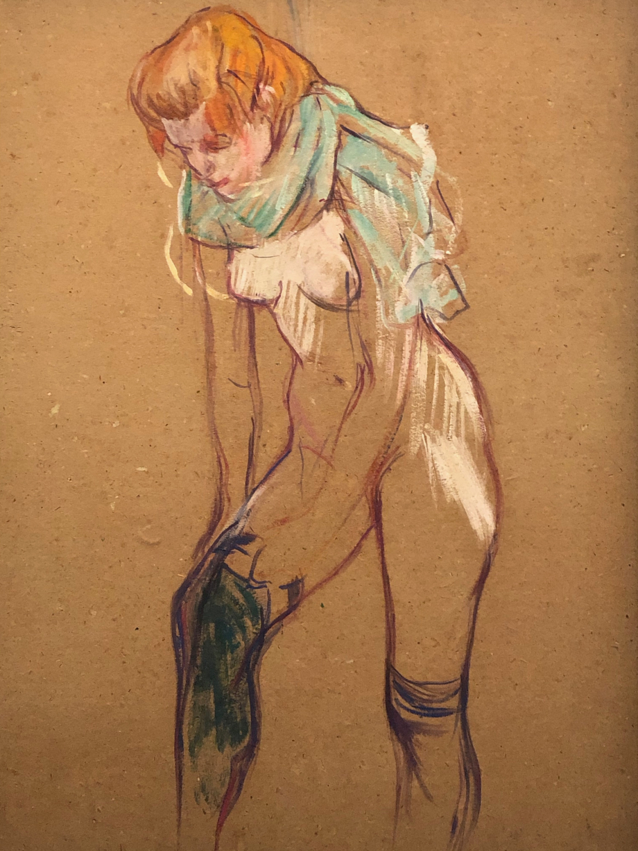 Femme qui tire son bas
1894
Albi, Musée Toulouse-Lautrec
