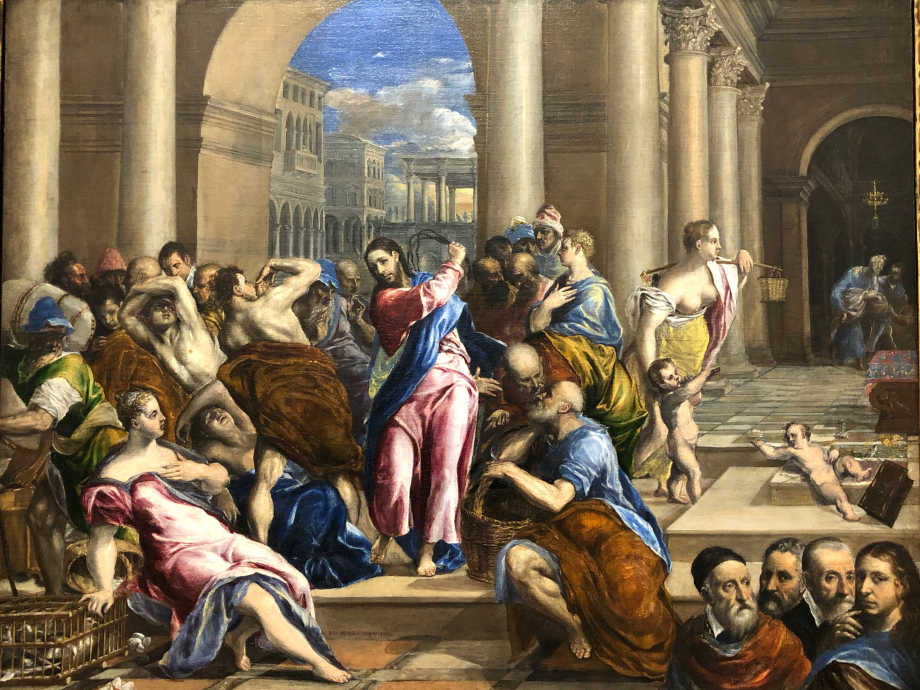 Le Christ chassant les marchands du Temple
vers 1575
Minneapolis, Institute of Art