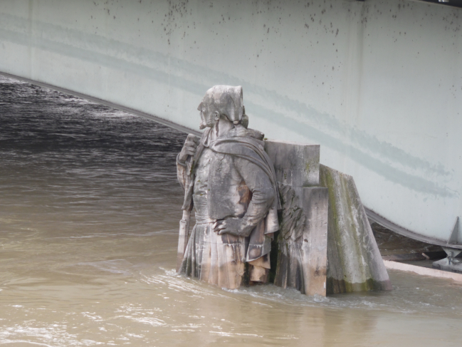 Le Zouave du Pont de l’Alma - Crue de la Seine janvier 2018