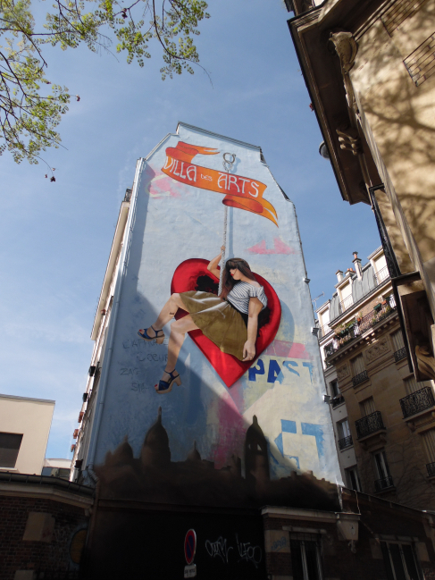 L'attrape coeur par Zag et Sia - Villa Pierre Ginier - Paris 18