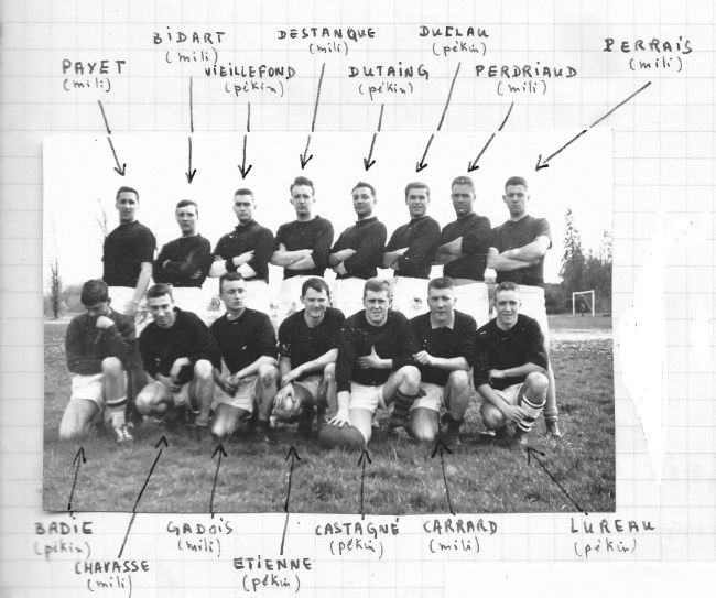 Equipe de rugby 1961/1962