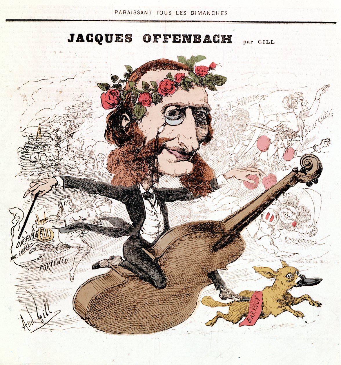 Andre_Gill_-_Jacques_Offenbach_(1819_-_1880)_Cartoon_by_Gill_-_(MeisterDrucke-949778)