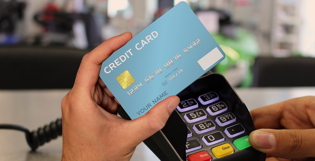 Illustration de paiement par carte de crédit 