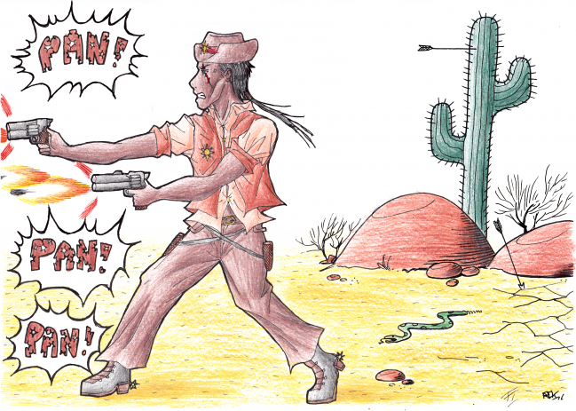Atelier Far West : Création d'un cowboy et battle dessins (2)