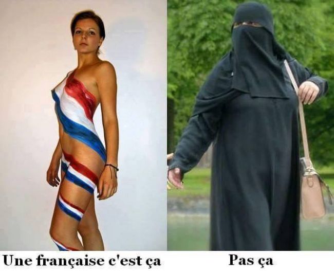 Une Française est belle et a fière allure