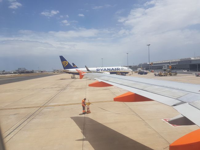 Ryanair, tarmac Lisbonne