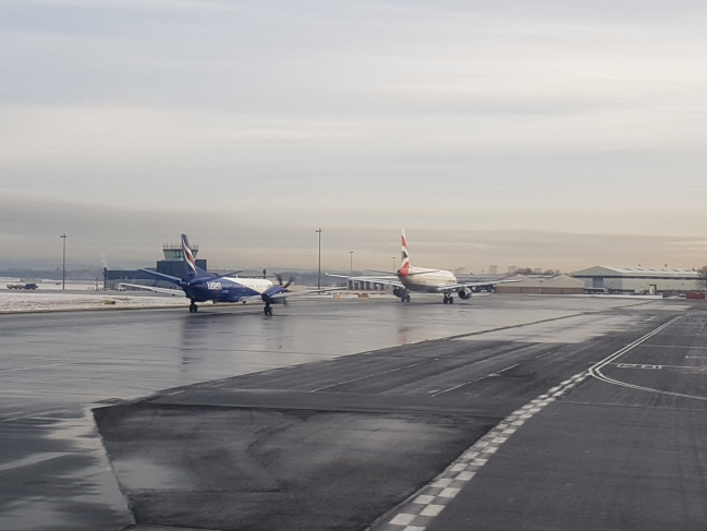 Roulage aéroport de Glasgow