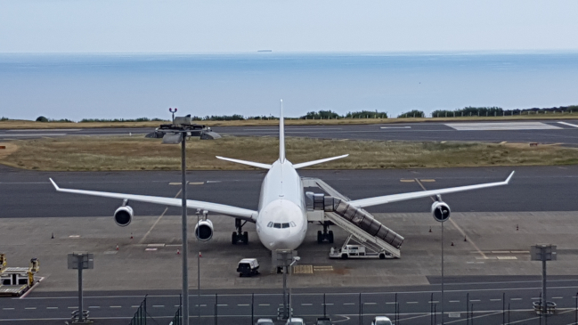 Sur le tarmac de Ponta Delgada aux Açores