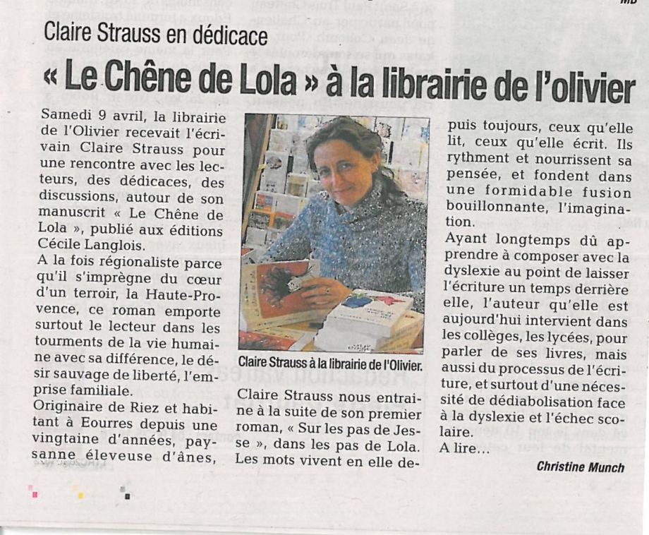 tribune du 14042016 Claire Strauss.jpg