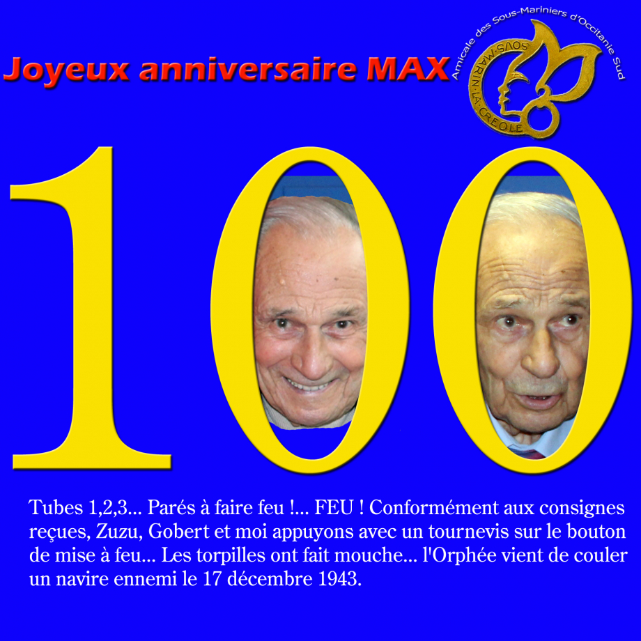 anniv 100 ans Max