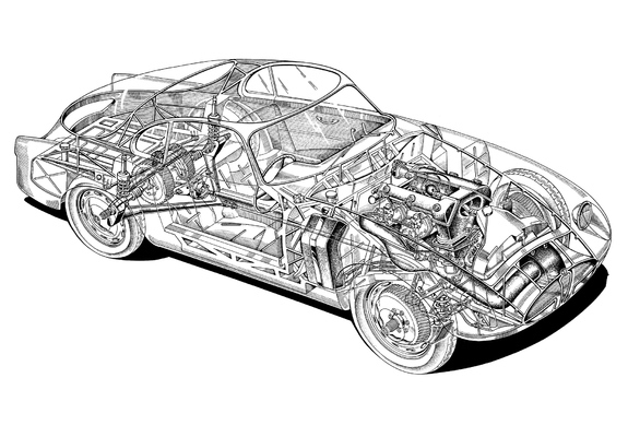 Alfa Romeo 2000 Sportiva Coupe 1366 1954 favcars con alfa-romeo_concepts_1954_pictures_1_b