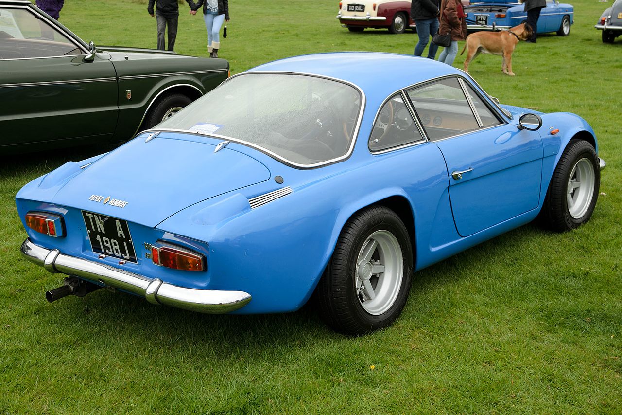 Alpine A110 V85 1970 wikimedia org Alpine_Renault_A110_V85_(1970)_-_18293541556