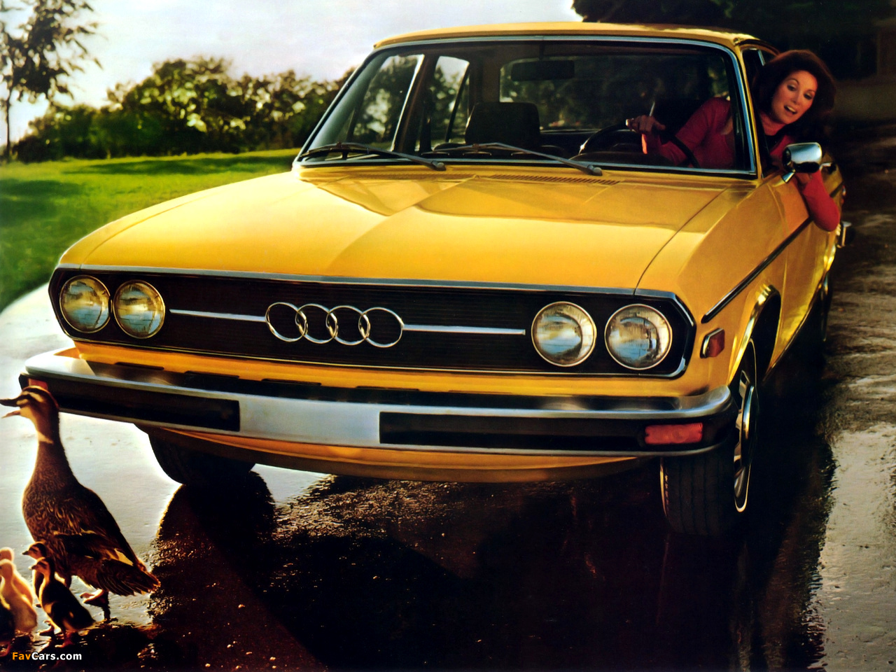 Audi 100 Ls 1976 autowpaper com audi-100-ls-1976-3