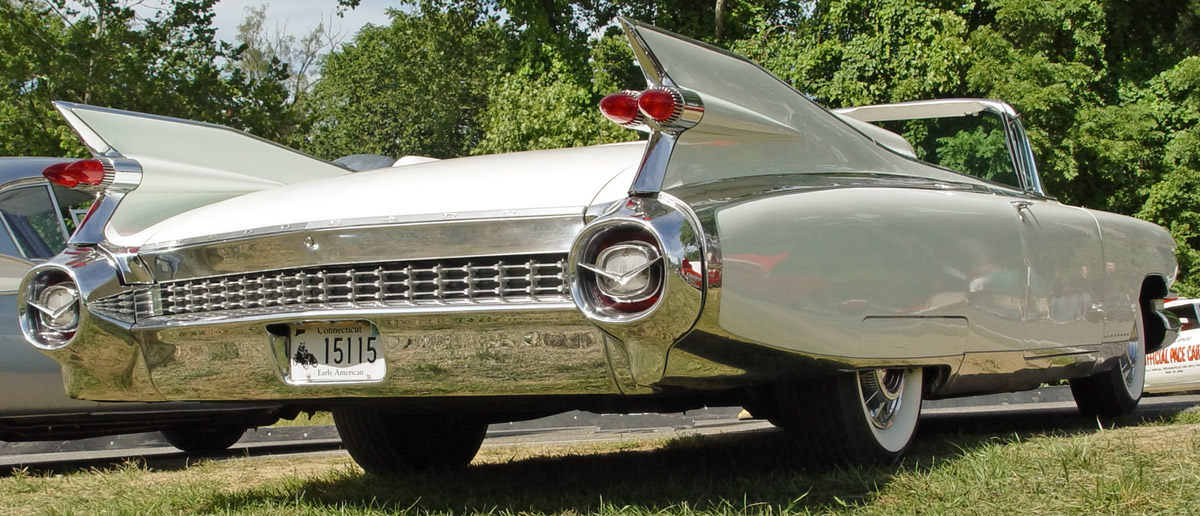 Cadillac Eldorado Biarritz Convertible 1959 -white-rear-lr 1959