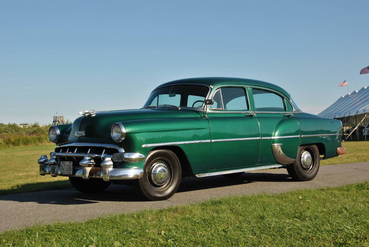 Chevrolet 210 4-door Deluxe 1954 frenchcurious tumbler 