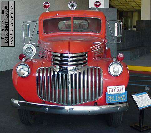 Chevrolet 3100  Fire Truck 1942 trombinoscars com R