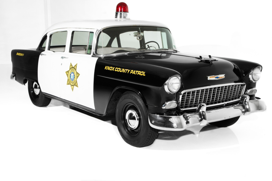Chevrolet Bel Air 4-door Police County Patrol 1955 admcars