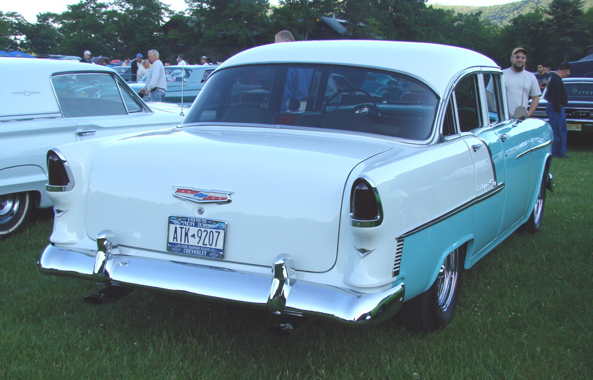 Chevrolet Bel Air Sedan 4-Door 1955  nashnut  com   R