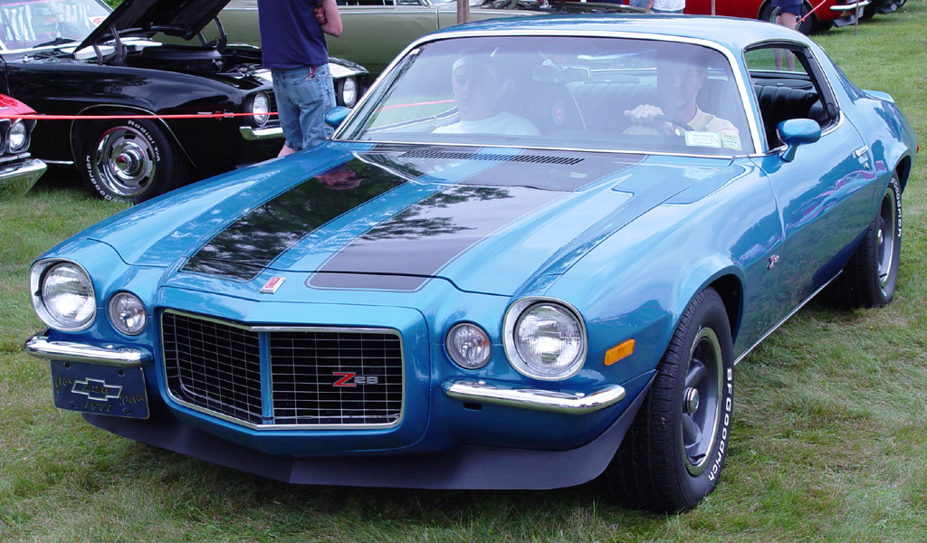 Chevrolet Camaro Z28 1971 -Blue-po 1971