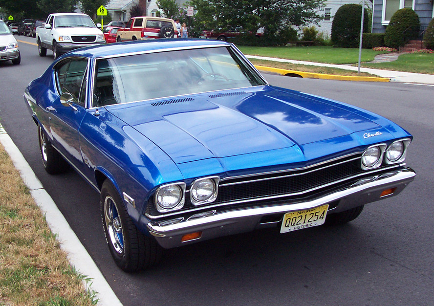 Chevrolet Chevelle 1968 blue-2 1968