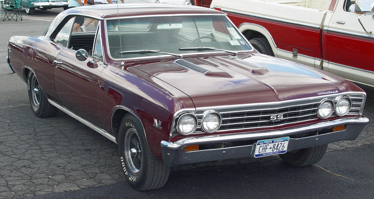Chevrolet Chevelle SS 1967  Maroon-ss-396-sy 1967