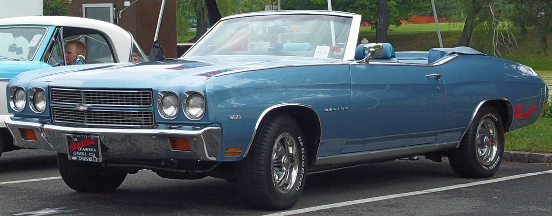 Chevrolet Malibu 350 blu-le 1970