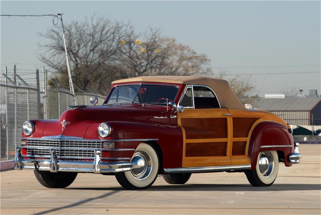 Chrysler Town & Country Woody Roadster 1947 hollywoodwheels com 5953-1946-Chrysler-Town-Country-Roadster-Woody-5-1024x686