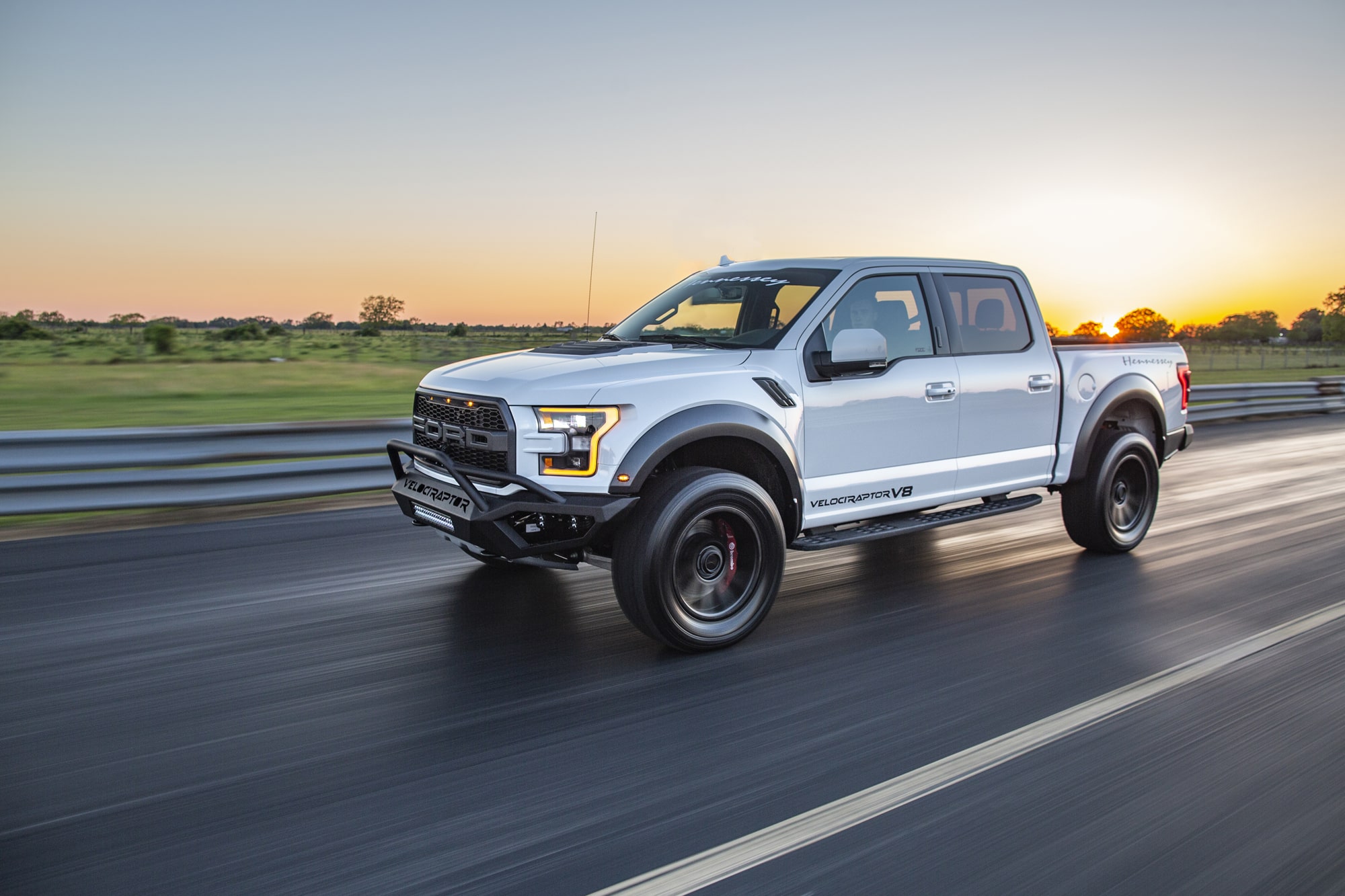 Hennessey Velociraptor V8 Conversion White 2019 Hennessey-Velociraptor-V8-White-Sunset_13-min