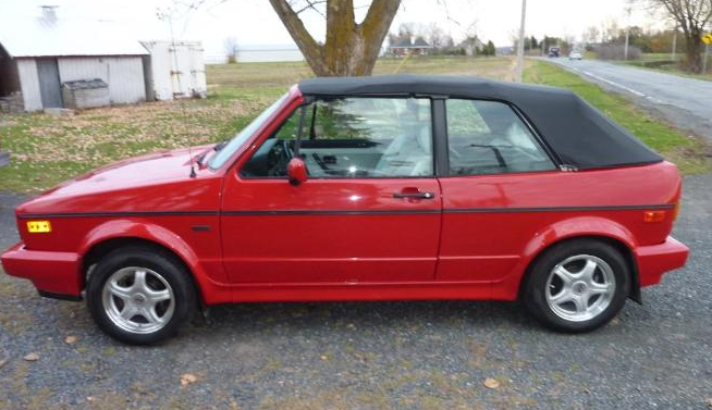 Volkswagen Golf Cabriolet 1990 autocarbure 