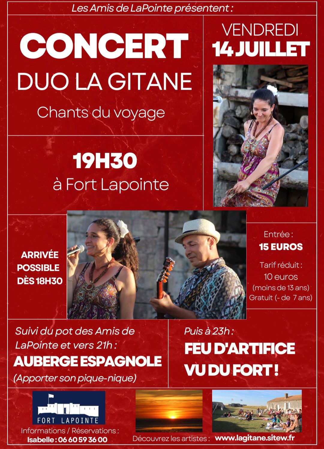 FLP - Duo La Gitane 14 juillet 2023