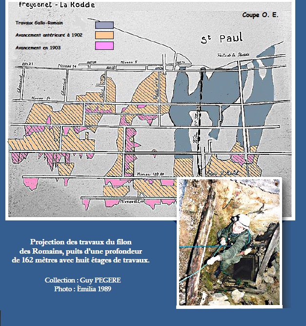 Plan des avancements de travaux mines de La Rodde Ally 43  inventaire Guy Pegere.jpg