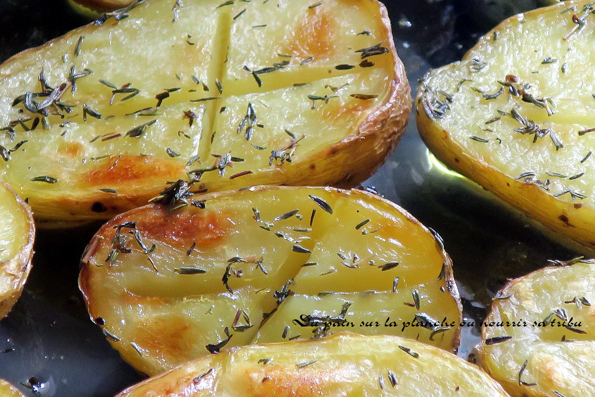 Pommes de terre rôties au thym - Ma Cuisine Santé